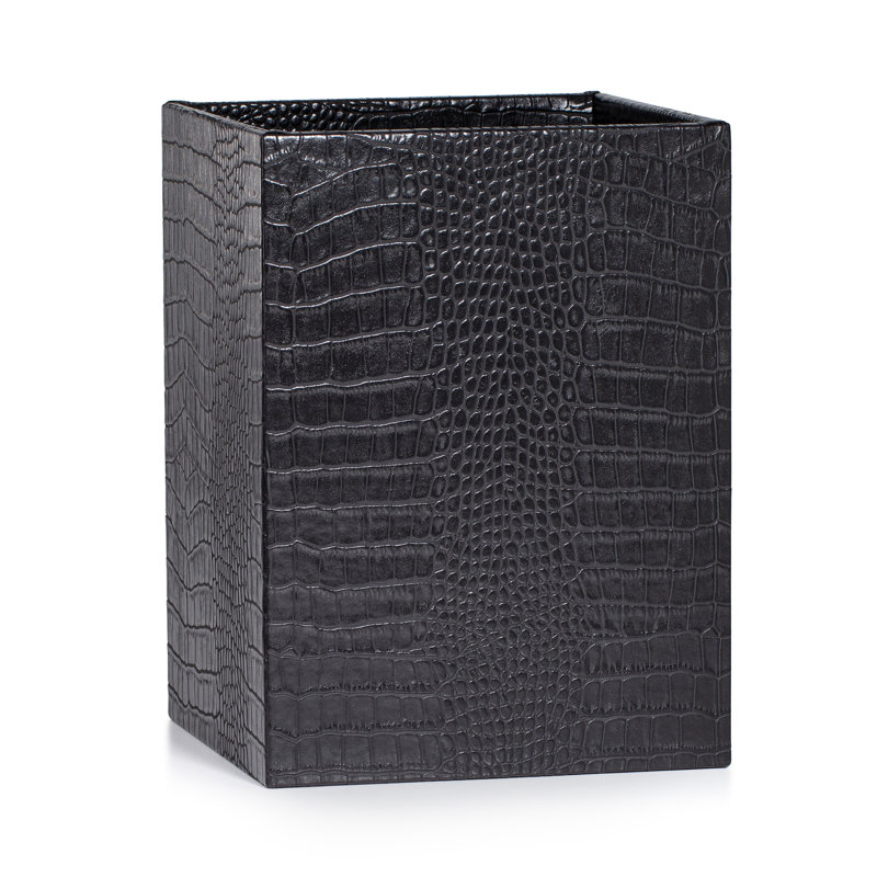 Gator Waste Basket, Matte Black