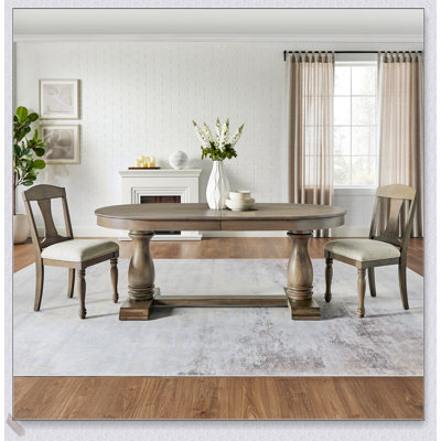 7-Piece Dining Table Set with Elegant Design and Space-Saving Features, Perfect for Modern and Classic Interiors