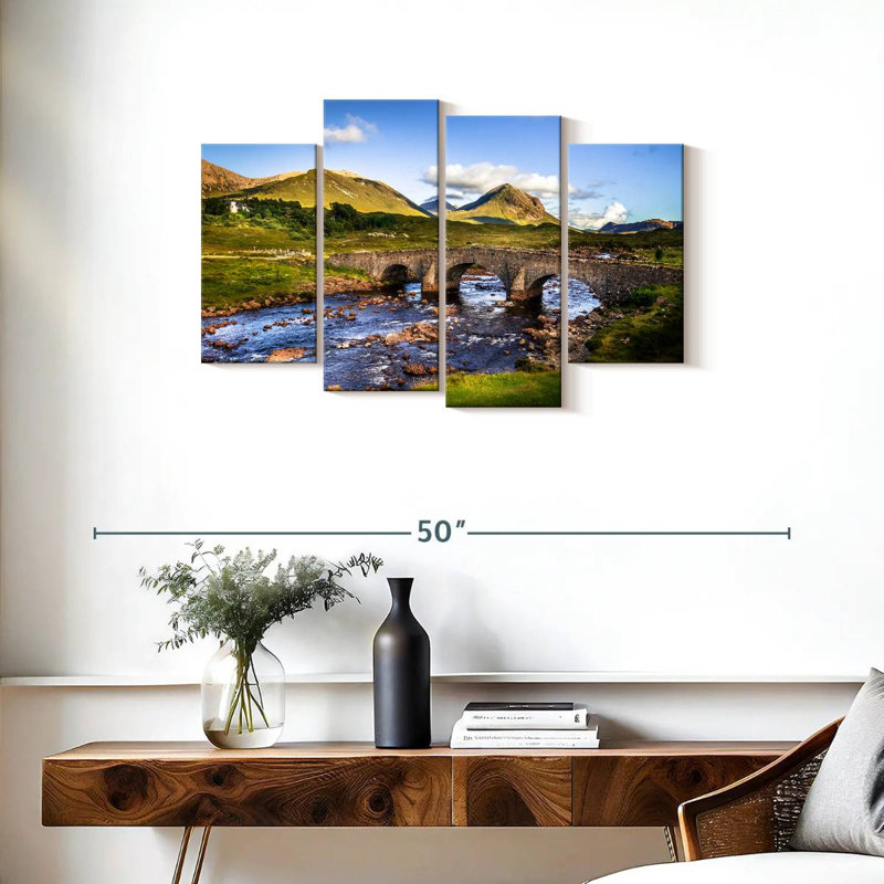 Lilie Sligachan Old Bridge, 22" H x 36" W