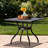 37" Square Dining Table - Aluminium, Rust-, Lightweight, Copper Nuance Rust- Patio Flicker