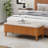 50.8-Inch Multi-Functional Storage Ottoman Bench-Solid Rubberwood Bed End Bench With Linen Seat, Storage Bench For Bedroom, Entryway Shoe Organizer For Bedroom, Living Room, Entryway, Closet, Natural-1008452496