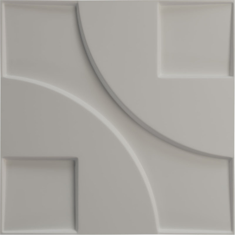 Panneau mural 3D décoratif Nestor EnduraWall, Brume de mer métallique nacrée universelle