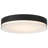 Mona 3CCT LED Flush Mount - 15.75" - Matte Black Finish