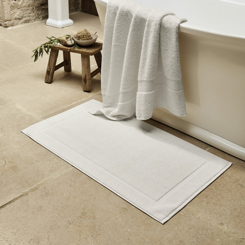 Renaissance Towelling Bath Mat, Parchment