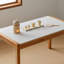 Bureau en bois massif de cerisier durable au design simple-851655405