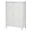 Armoire de rangement, armoire de garage en acier avec portes doubles et tablettes réglables