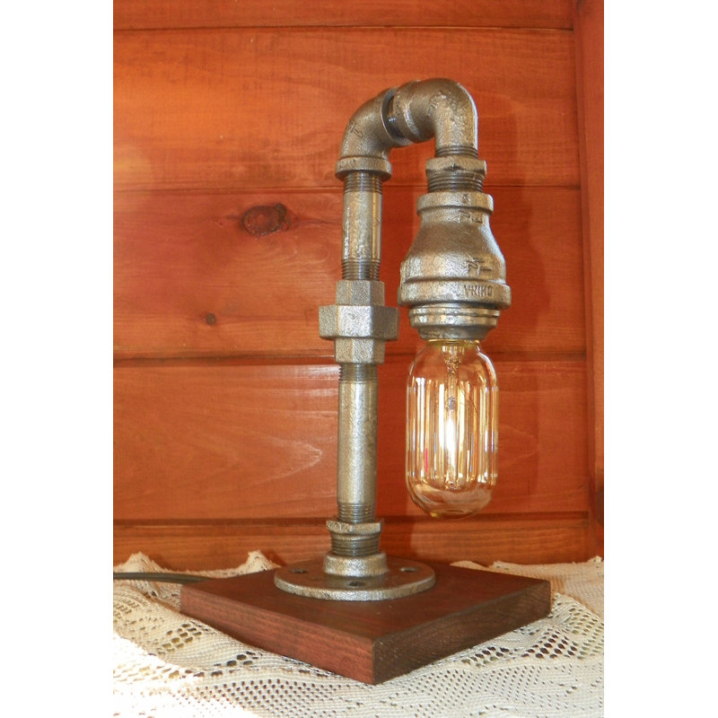Haynie Solid Wood Arched Lamp