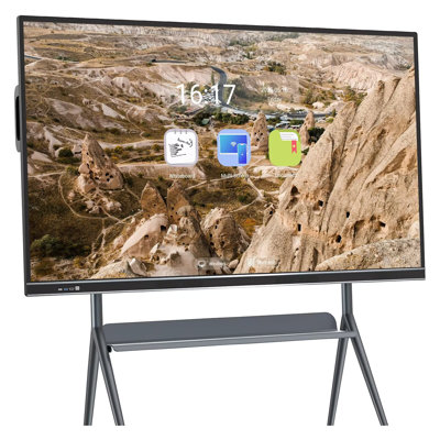 JYXCN 75" Smart TVs Digital Electronic Whiteboard Dual OS Google Touch Drive & Dropbox Sync for Classroom, Office and Livingroom(Include Wall Mount)