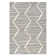 Boho Stripe Design Low Pile Performance Area Rug