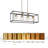 Mariello 4-Light Matte Black Farmhouse Kitchen Island Linear Pendant-1247335889