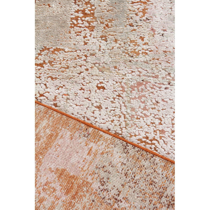 Handmade Silk Abstract Area Rug