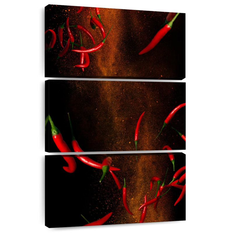 Yarlin Pepper Powder Flakes, 32" H x 20" W