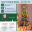 Sapin de Noël pré-éclairé Courter-1843028630