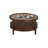29.53"Retro Solid Wood Round Tea Table