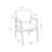 Menorca 2pc Indoor Grey Dining Chairs-1271118752