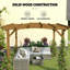 Pergola arquée, treillis de jardin pour l'extérieur