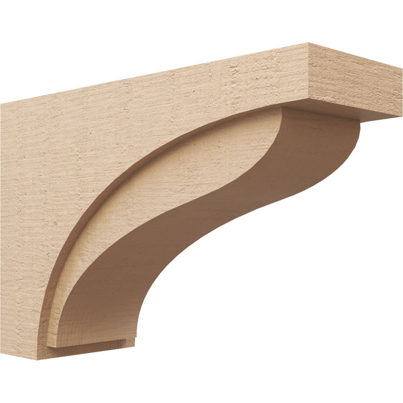 Helena - cèdre brut TimberThane Corbel, H 22 po x l 11 po x P 33 po
