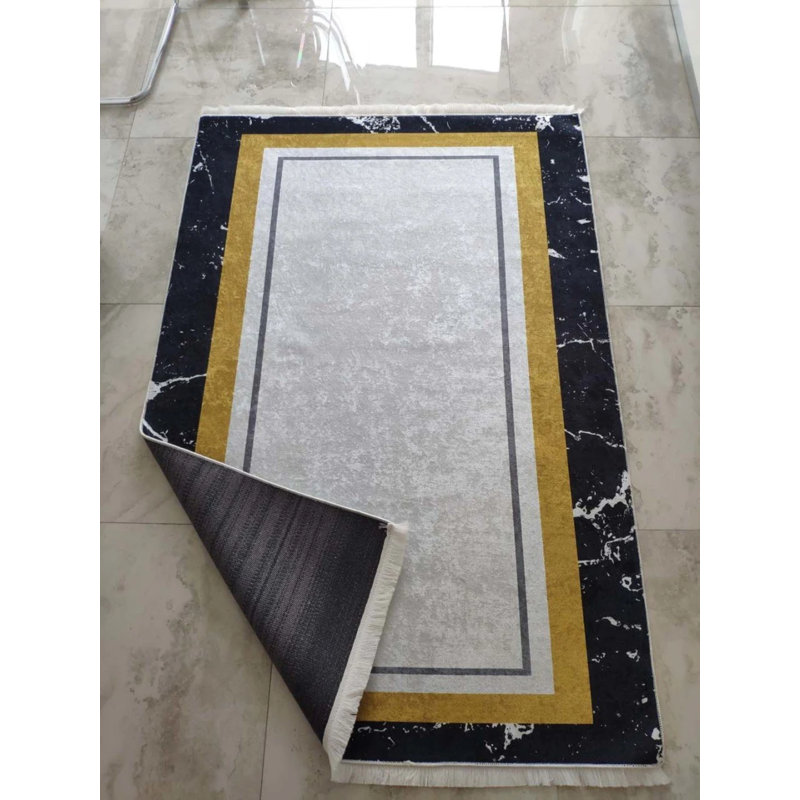 Tapis mathaï avec envers antidérapant, Rectangle 3 pi 11 po x 4 pi 11 po