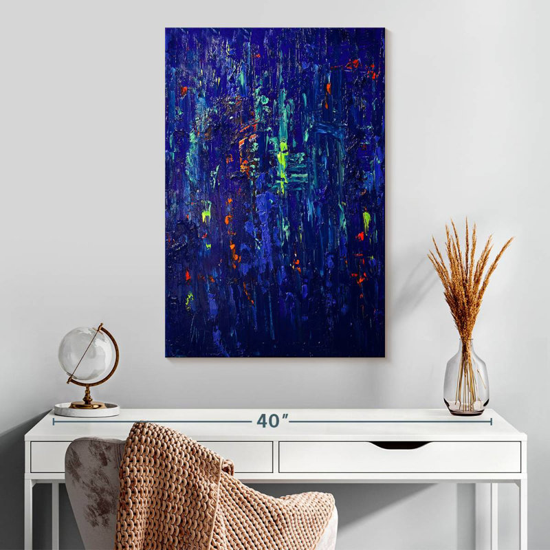 Blue I, 30" H x 20" W