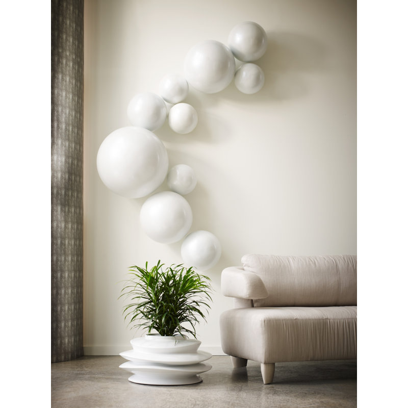 Ball on the Wall Décor, 22" H x 22" W x 22" D