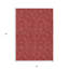 Tapis intérieur lavable extérieur géométrique rouge 3 pi x 5 pi