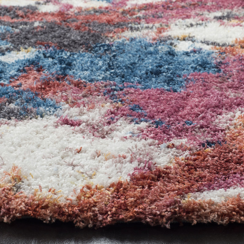 Delma Performance Abstract Rug, Rectangle 4' x 6'