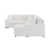 Cream Polyester Blend;Velvet