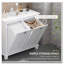 Armoire de salle de bain inclinable avec deux compartiments