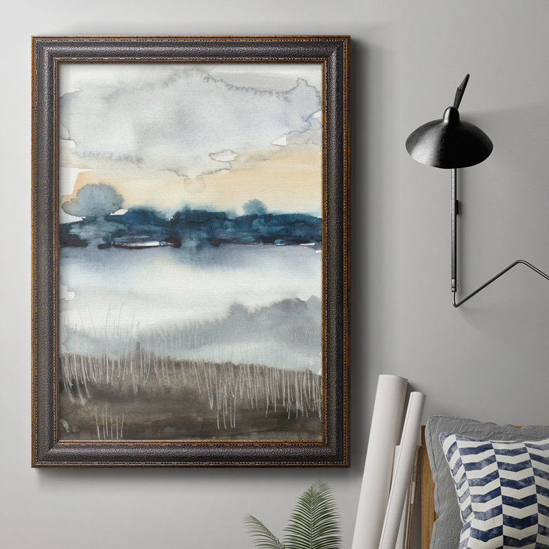 Lakeview Sunset I - Single Picture Frame Print on Canvas, 20" H x 16" W x 2.5" D