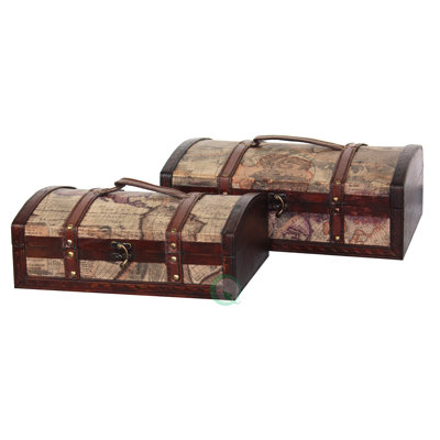 Wooden Decorative Trunk