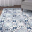 Tapis d'intérieur et d'extérieur crocheté à la main bleu Lowestoft-16761950