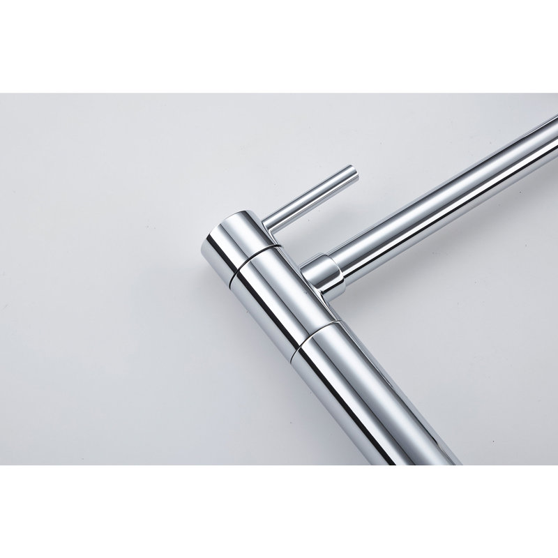 Robinet remplisseur de pot avec tige d'extension, Chrome