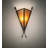 Desert Arrow Steel Flush Mount Sconce