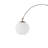 Wistrup 71'' Nickel Arched Floor Lamp