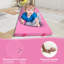 2-Folding Exercise Mat For Kids, 6'X3' Foldable Gymnastics Tumbling Mat, Handles-108791108