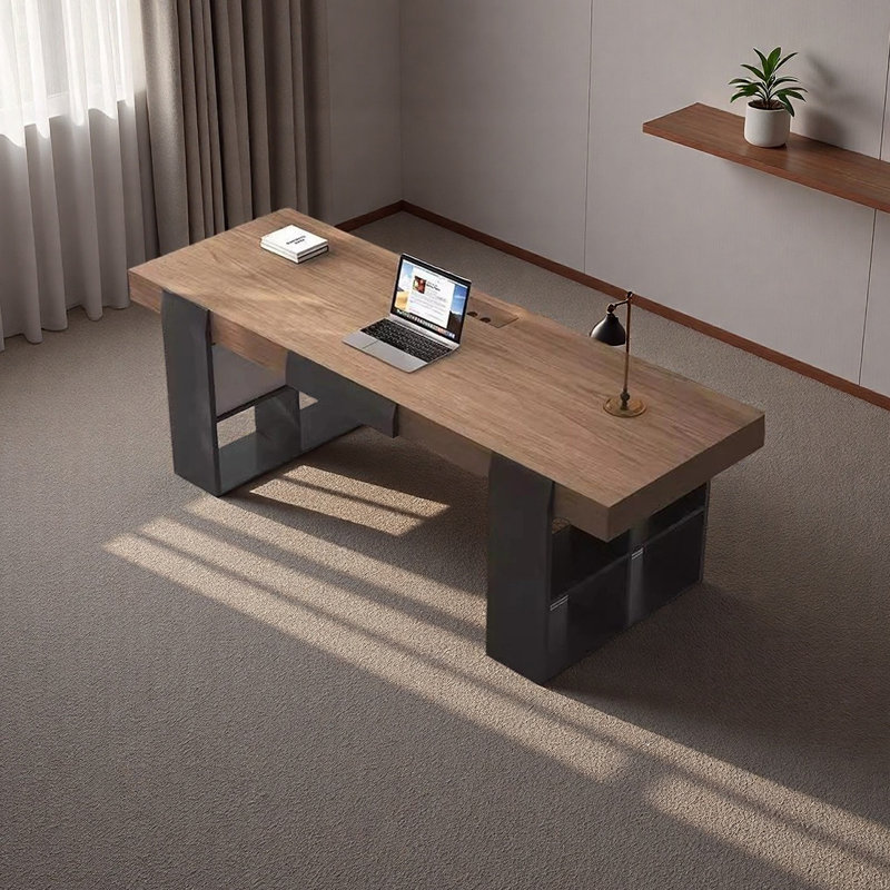 Bureau français de style rétro, H 30,7 po x l 55,11 po x P 25,59 po