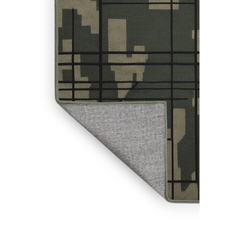 Recon Stripe Rug, Round 3'