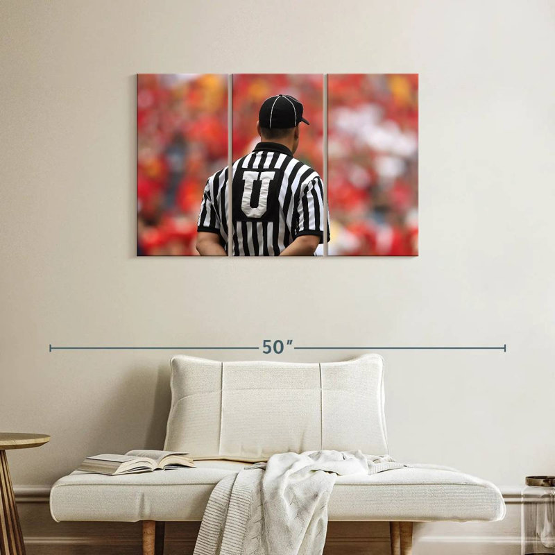 Arbitre de football Sireci, H 24 po x l 38 po