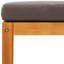 Ensemble de canapé de jardin modulaire en bois d'acacia massif gris-1471843595
