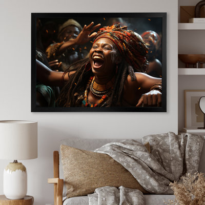 Célébration de la culture africaine I sur toile