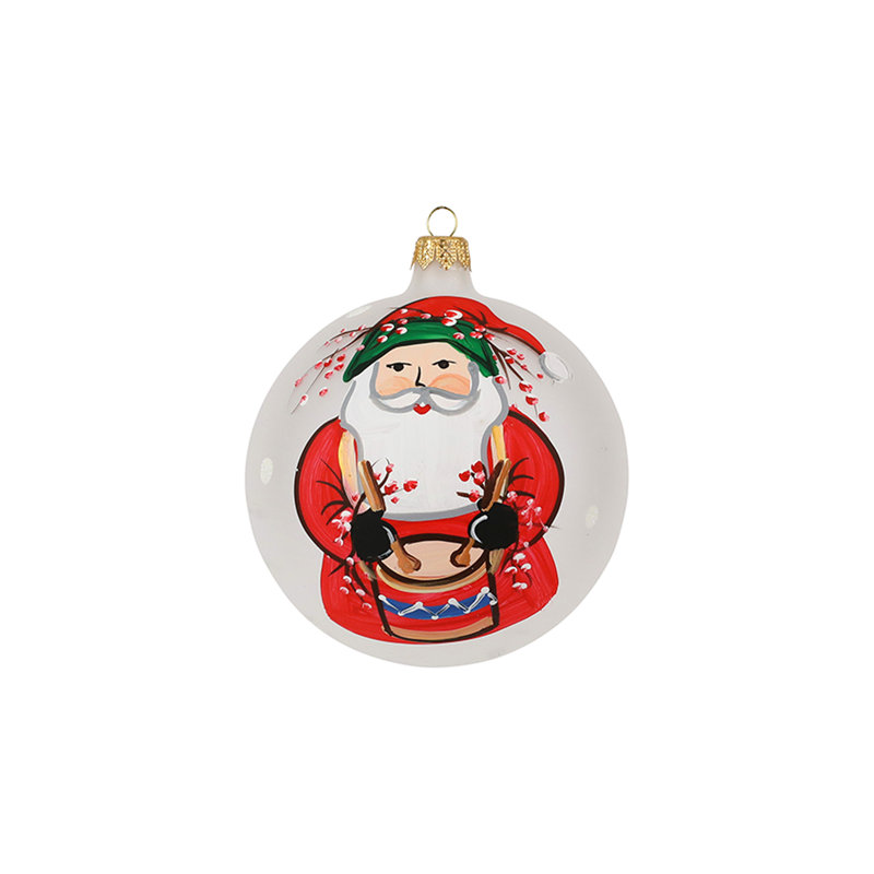 Old St. Nick 4'' Handmade Glass People Ornament