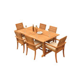 Algrave Outdoor 7 - Piece Teak Dining Set