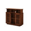 Buffet Farmhouse avec portes coulissantes et tablette réglable-129514696