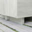 Desk With File Drawer, White Finish