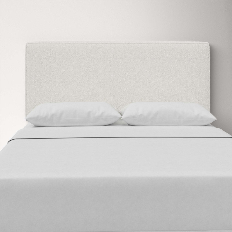 Marquise Upholstered Headboard, California King, Classic Snow Boucle