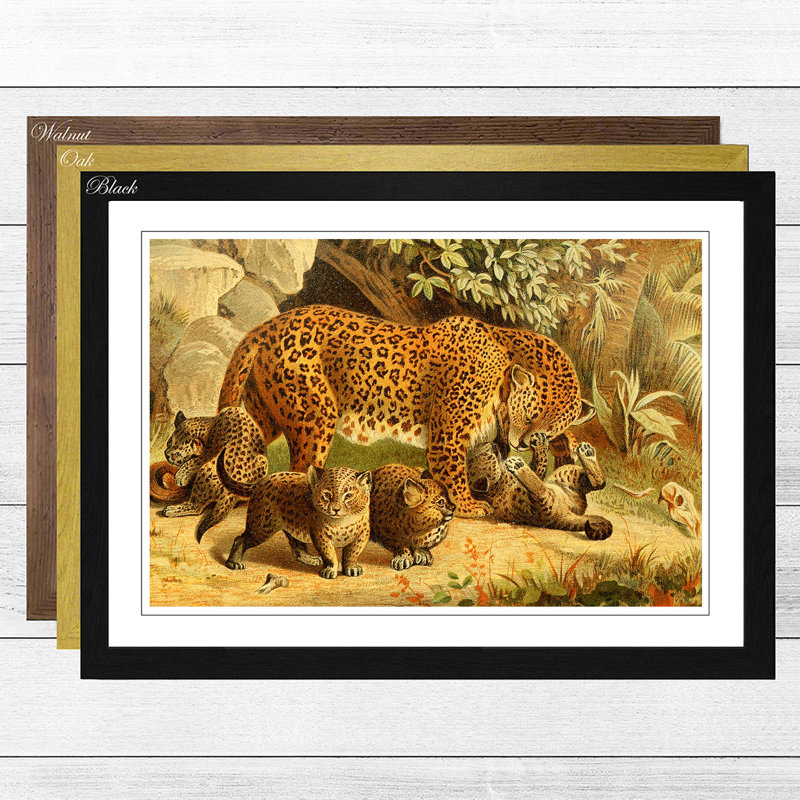 Single Picture Frame Painting, Walnut