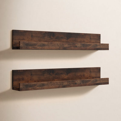 Dominique 28" Solid Wood Floating Shelf
