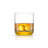 JoyJolt Hue Colored Whiskey Glasses, 10oz