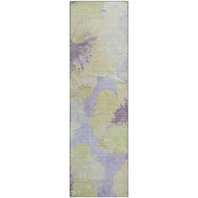 Premium Machine Washable Harjo AMF1554 Floral Rug