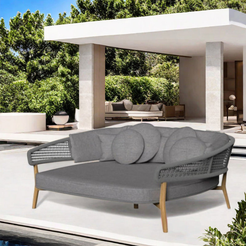 Lit de jour d'extérieur en tissu 62,99 po Leisure